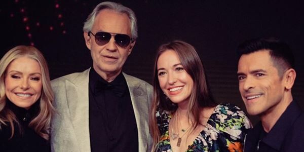 Lauren Daigle Joins Andrea Bocelli on 'Live with Kelly & Mark'