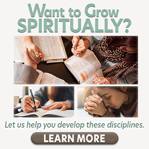 Take our spiritual disciplines survey