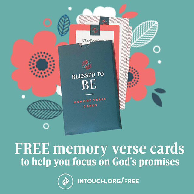 Free memory verse cards from In Touch Ministries