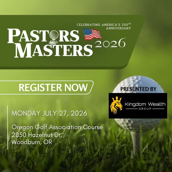 REGISTER TODAY FOR THE PASTORS MASTERS GOLF TOURNAMENT!