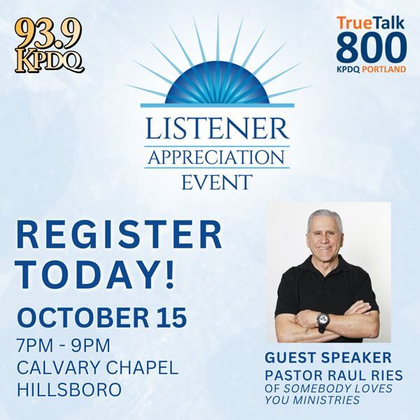 Reserve your spot for the Listener Appreciation Event!