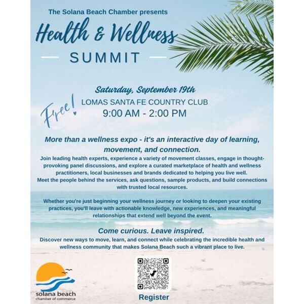 Solana Beach Chamber of Commerce Health and Wellness Summit