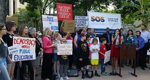 Group pushing voucher referendum short on money