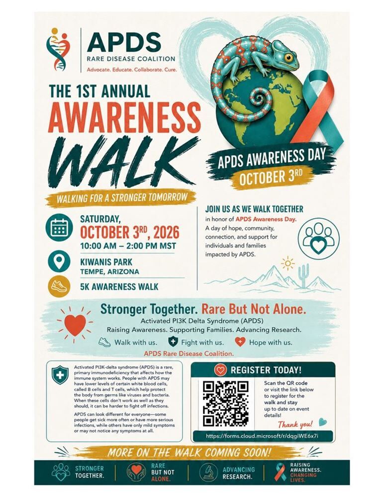 1st Annual APDS Awareness Walk 