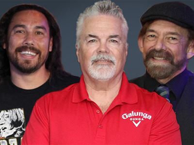 with Jeff, Mark and Jimi