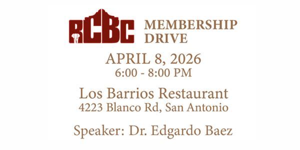Spring Into Action Membership Drive with Dr. Edgardo Báez