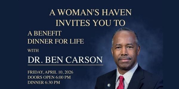 A Benefit Dinner For Life with Dr. Ben Carson