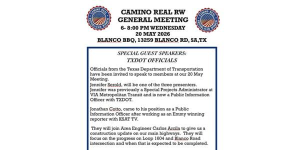 Camino Real Republican Women May Meeting