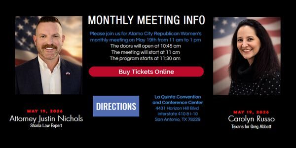 Alamo City Republican Women May Meeting