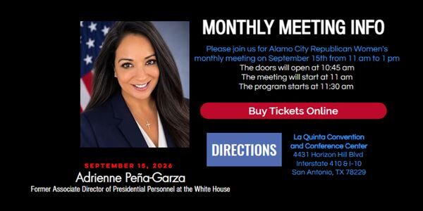 Alamo City Republican Women September Meeting