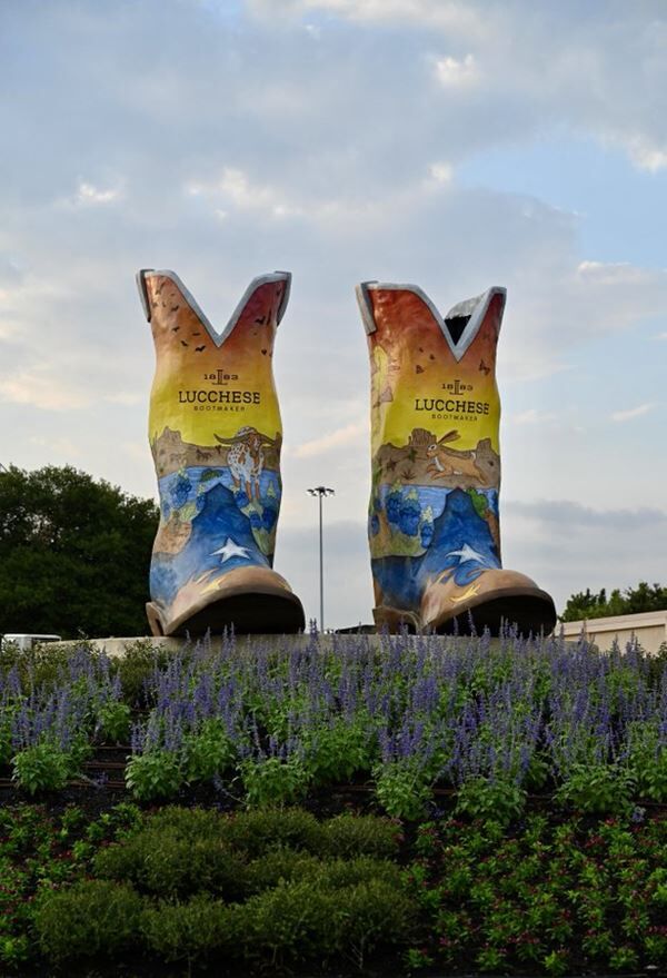 Local Lady Designs Boots for Big Tex
