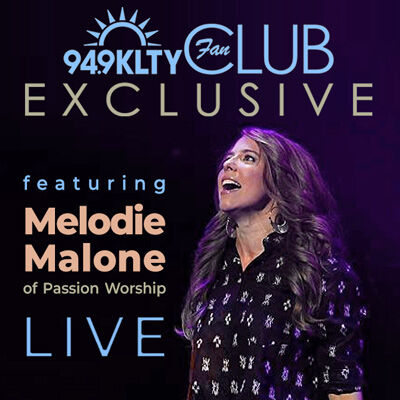 Fan Club Exclusive:  Enjoy Devotion and Worship Songs with Melodie Malone of Passion Worship!
