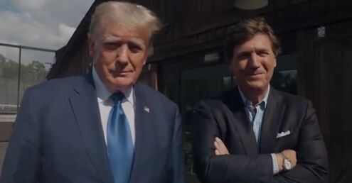 WATCH: Donald Trump sits down with Tucker Carlson