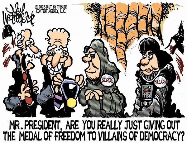 January 16, 2025 — Today's Conservative Cartoon