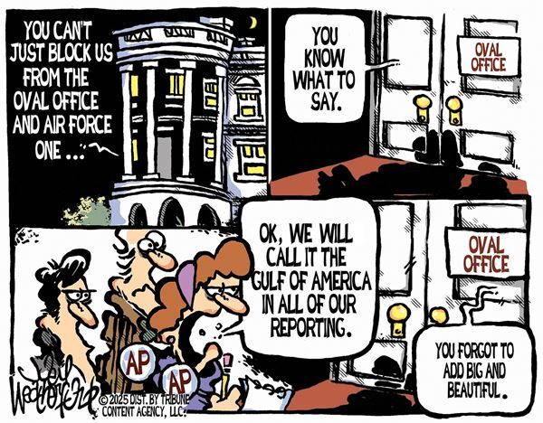 February 24, 2025 — Today's Conservative Cartoon