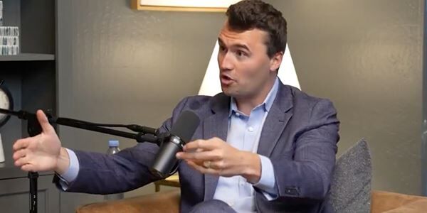 Charlie Kirk confronts Gavin Newsom over men in women's sports