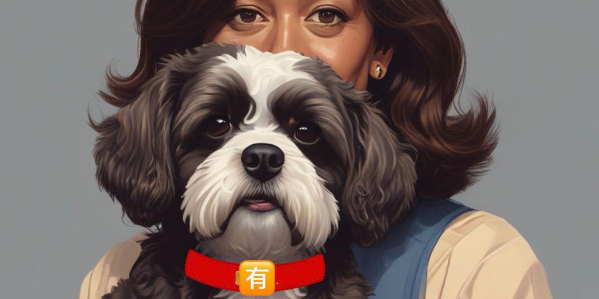 Kamala Harris Giving First Interview with Emotional Support Animal
