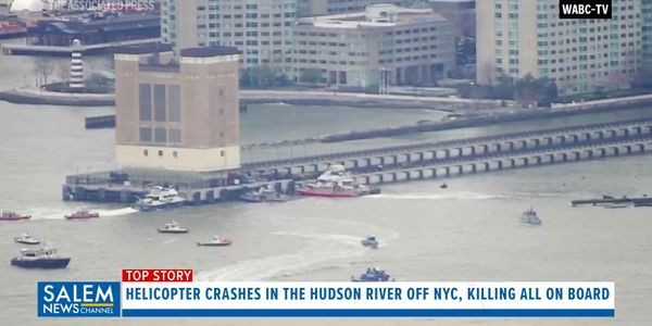 Six People Have Died In A Helicopter Crash In The Hudson River In New York City