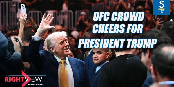 UFC crowd goes wild for President Trump