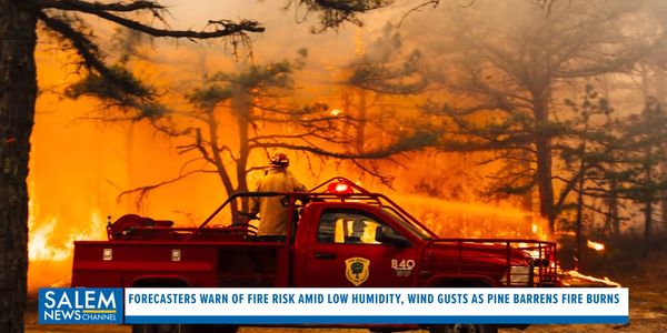 Forecasters Warn Of Fire Risk Amid Low Humidity, Wind Gusts In NJ, PA, DE