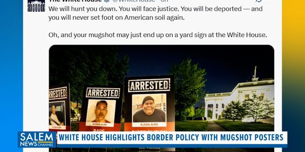 White House Highlights Border Policy With Mugshot Posters