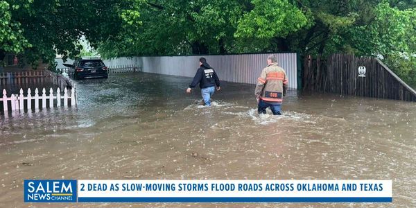 2 Dead As Slow-Moving Storms Flood Roads Across Oklahoma And Texas
