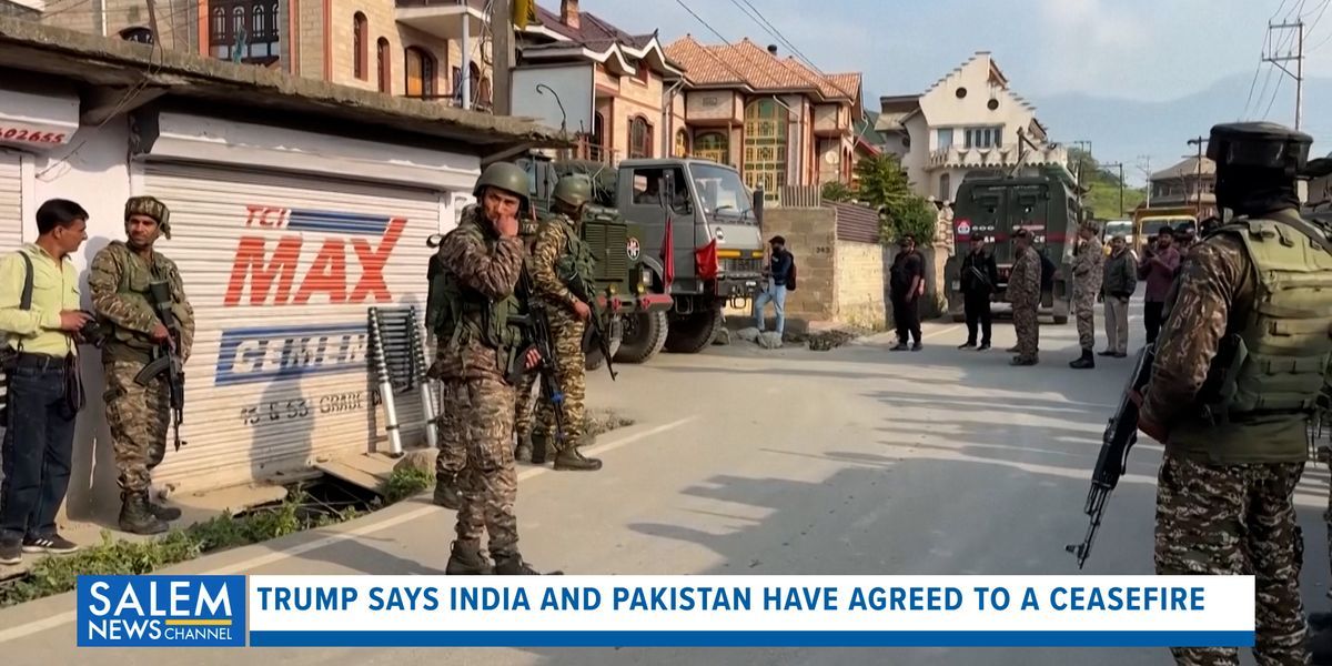 Trump says India and Pakistan have agreed to a ceasefire