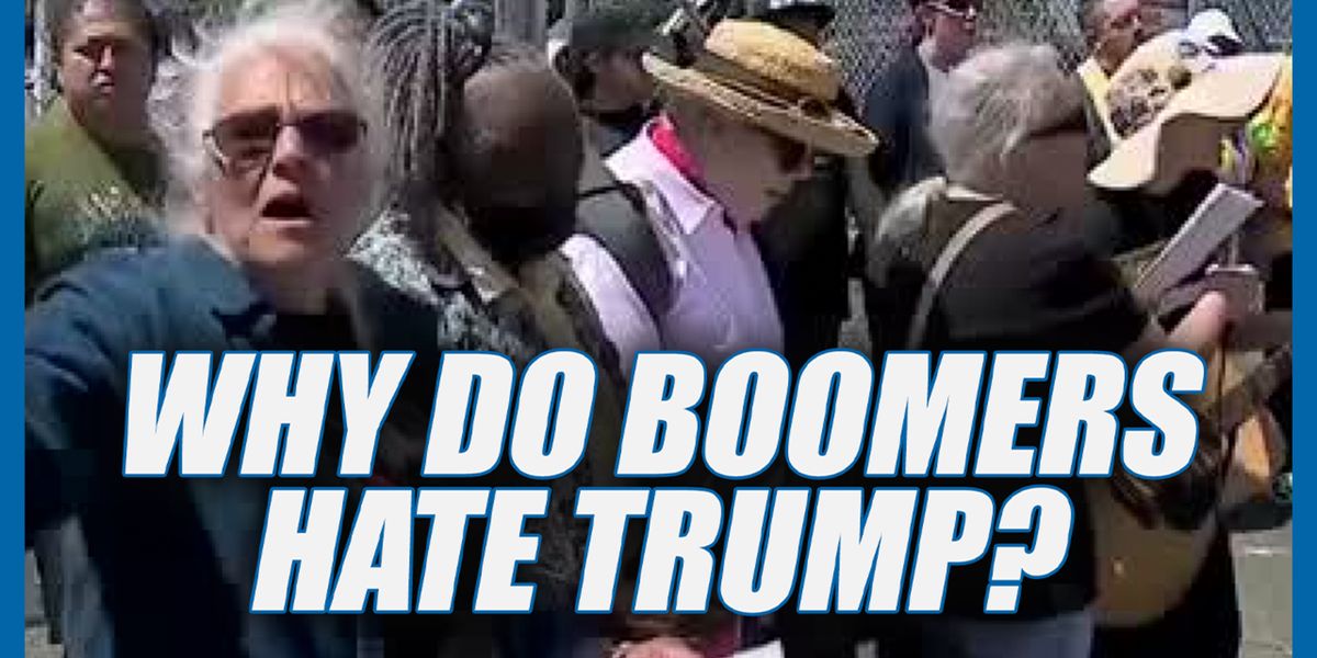 Why are white boomers the only ones protesting Trump?