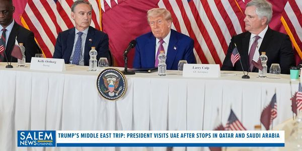 Trump Attending State Dinner At Presidential Palace In Abu Dhabi
