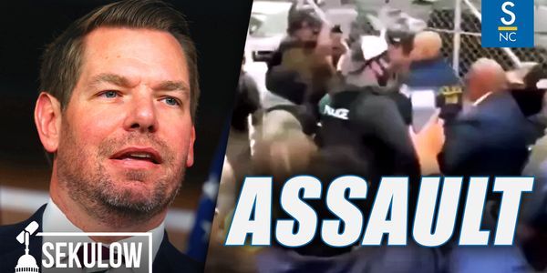 Eric Swalwell Defends Democrat's Assault On ICE Officer