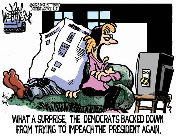 June 2, 2025 — Today's Conservative Cartoon