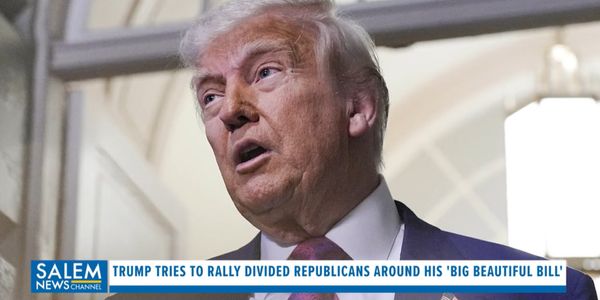 Trump implores divided Republicans to unify behind his big tax cuts bill