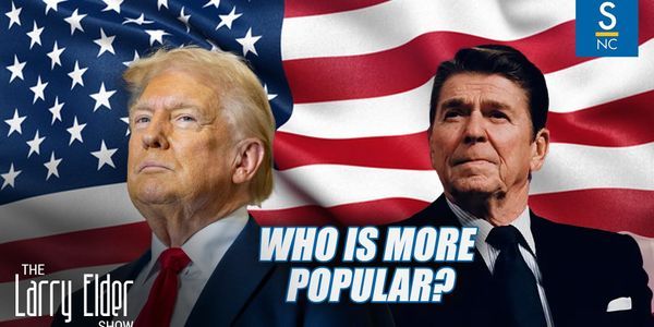 Trump's popularity vs. Reagan's popularity