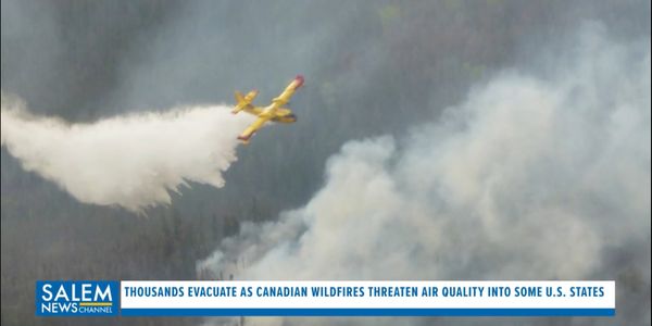 Canada Wildfires Send Smoke To The U.S.