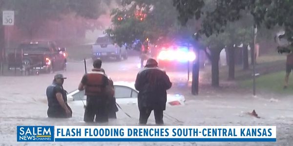 Firefighters Rescue Dozens After Heavy Rains Cause Flash Flooding In Kansas