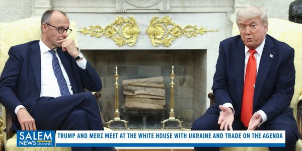 Trump and Germany's Merz meet at White House to discuss Ukraine and trade