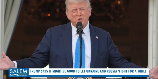 Trump says it might be good to let Ukraine and Russia ‘fight for a while’