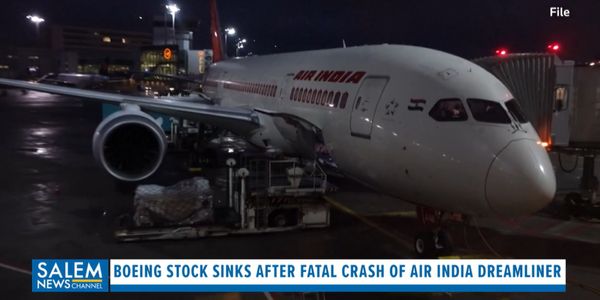 Boeing Stock Sinks After Fatal Crash Of Air India Dreamliner