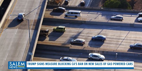 Trump signs measure blocking California's ban on new sales of gas-powered cars