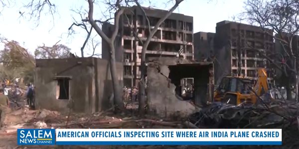 American Officials Inspect Plane Crash Site In Ahmedabad
