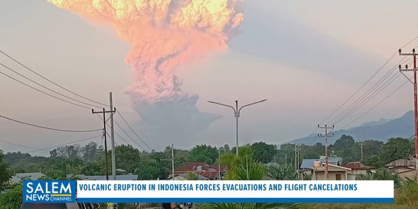 Volcanic Eruption In Indonesia Forces Evacuations And Flight Cancelations