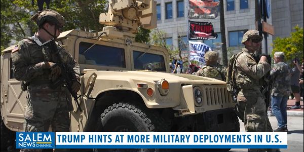 Trump hints at more military deployments in US