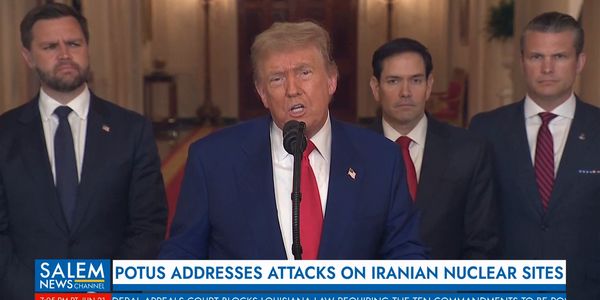 President Trump Addresses Nation Following Major U.S. Strikes On Iran's Nuclear Program
