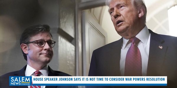 Speaker Johnson Insists Trump Has Authority To Take Action Against Iran