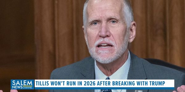Republican Sen. Thom Tillis of North Carolina Won't Run in 2026 After Opposing Trump's Bill