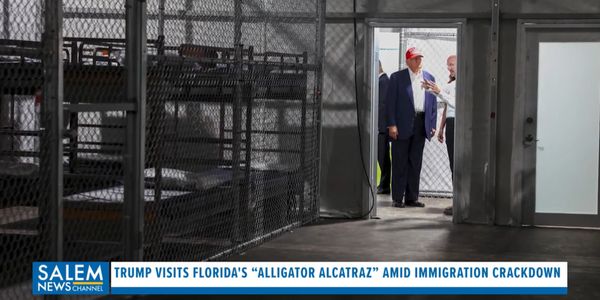 Trump Visits Florida's “Alligator Alcatraz” Amid Immigration Crackdown