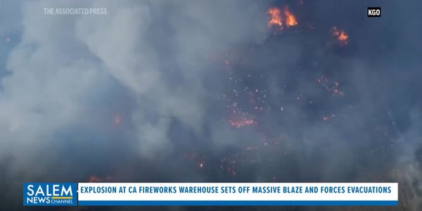 Explosion At CA Fireworks Warehouse Sets Off Massive Blaze, Forces Evacuations