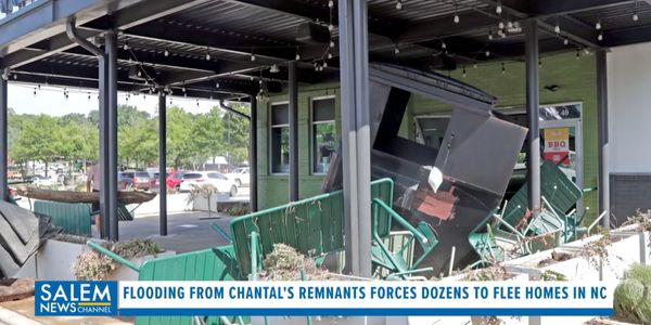 Flooding From Chantal's Remnants Forces Dozens To Flee Homes In NC