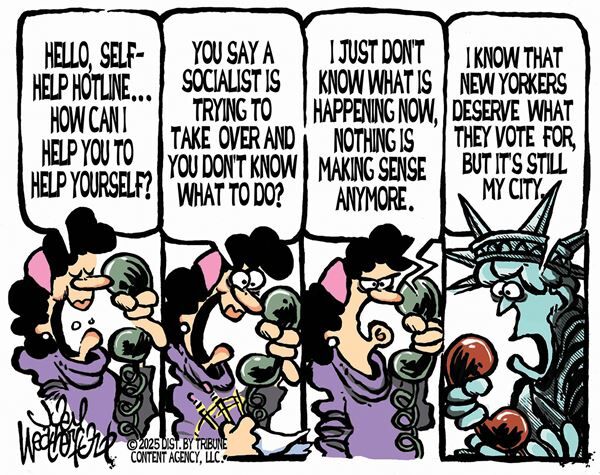 July 18, 2025 — Today's Conservative Cartoon