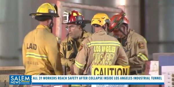 All Workers Escape After Los Angeles Industrial Tunnel Partially Collapses